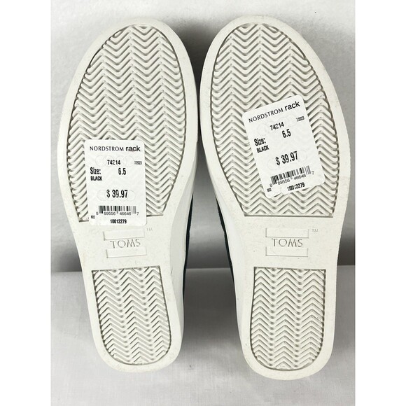 TOMS Luca Slip-on Women’s Size 6.5 Black Fabric NEW WITH TAGS - Picture 8 of 9